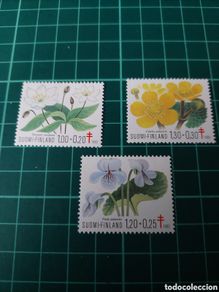 Sellos: Flora flores naturaleza Finlandia serie completa nueva yvert 896/8 1983